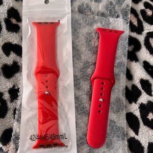 ❤️❤️2 BRAND NEW Apple Watch Series 7, Red Sport Band❤️❤️